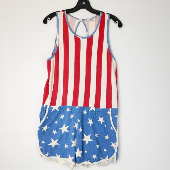 Combinaison (Romper) Junk Food - Imprimé Drapeau Américain - Taille XS - Neuf Avec étiquette